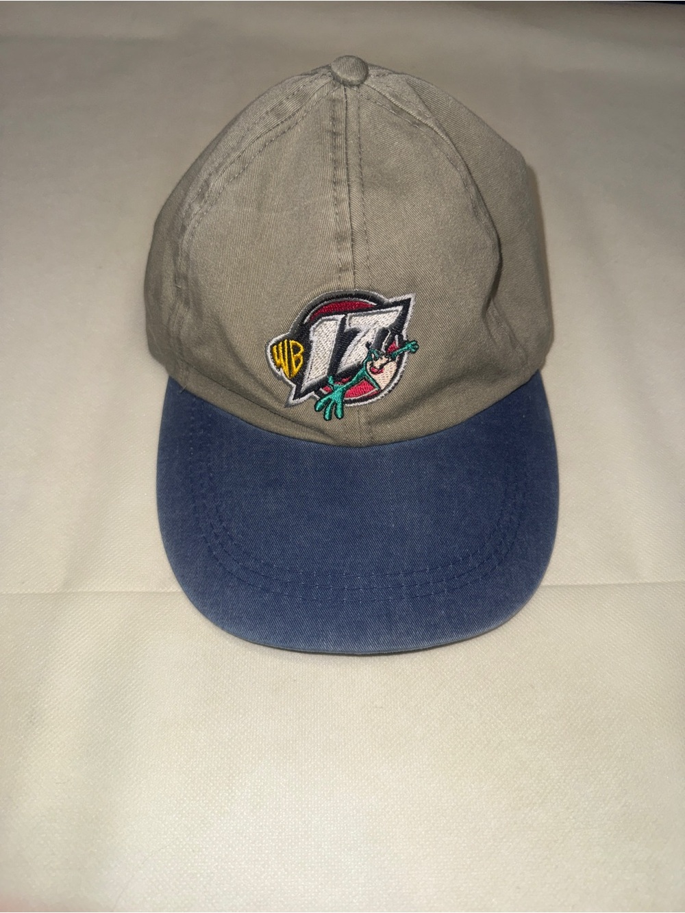Vintage Werner Bros Baseball Cap in Tan and Blue